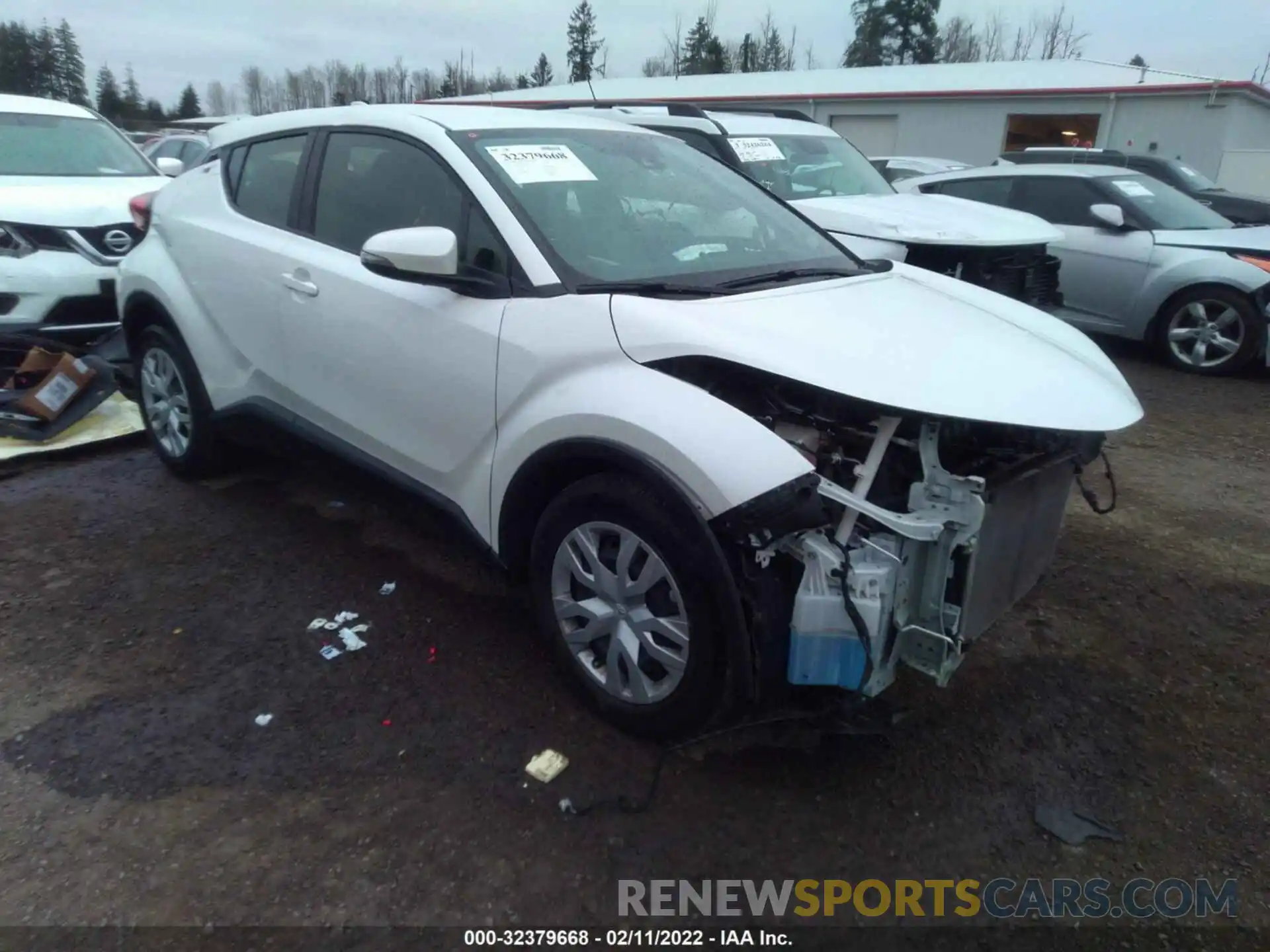 1 Photograph of a damaged car JTNKHMBXXK1051677 TOYOTA C-HR 2019