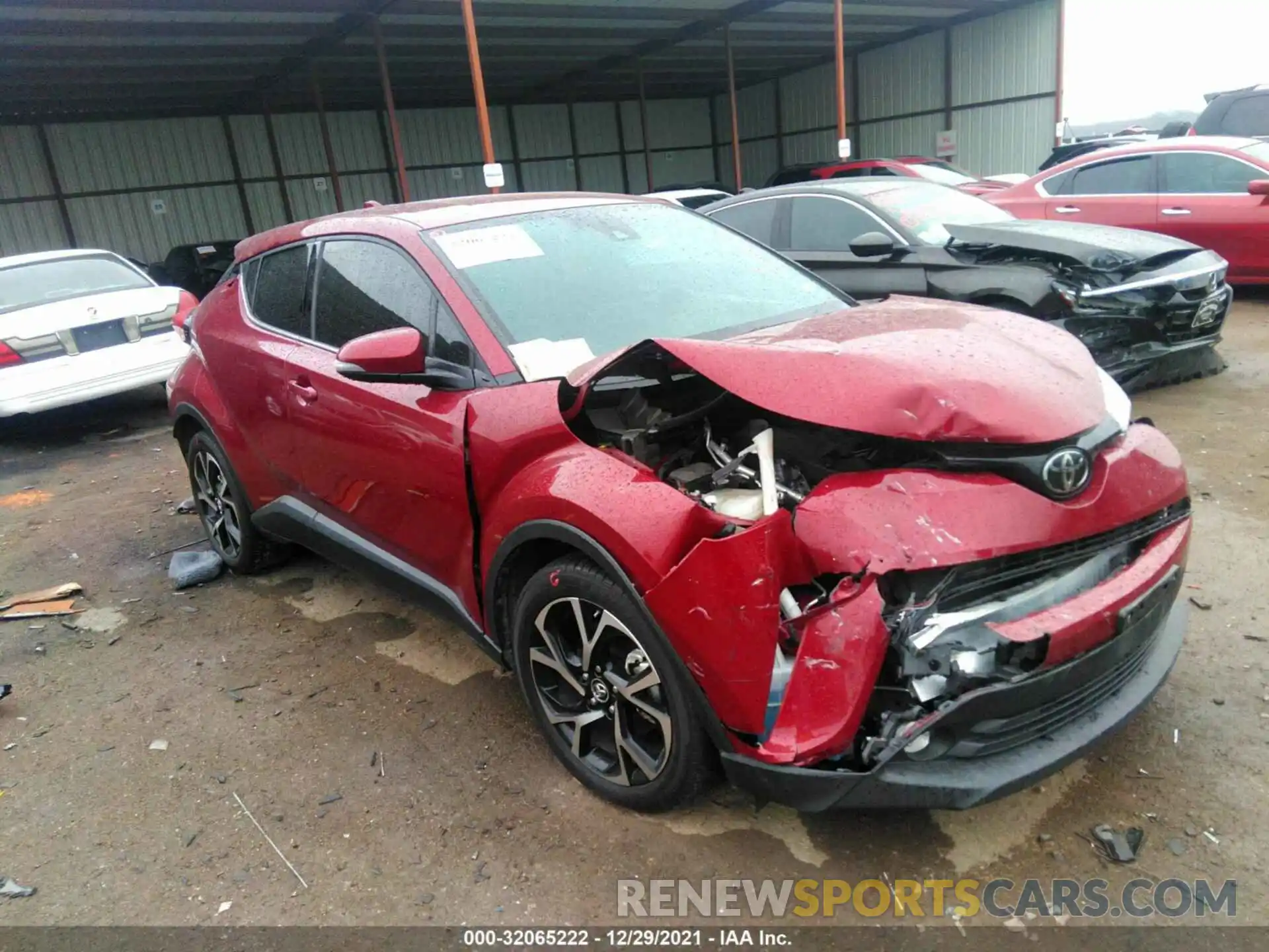 1 Photograph of a damaged car JTNKHMBXXK1052733 TOYOTA C-HR 2019