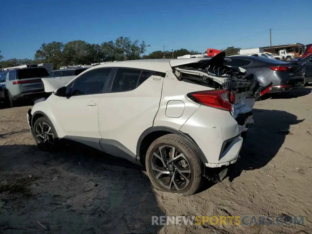 2 Photograph of a damaged car JTNKHMBXXK1056524 TOYOTA C-HR 2019