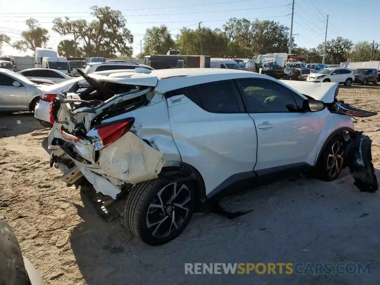 3 Photograph of a damaged car JTNKHMBXXK1056524 TOYOTA C-HR 2019