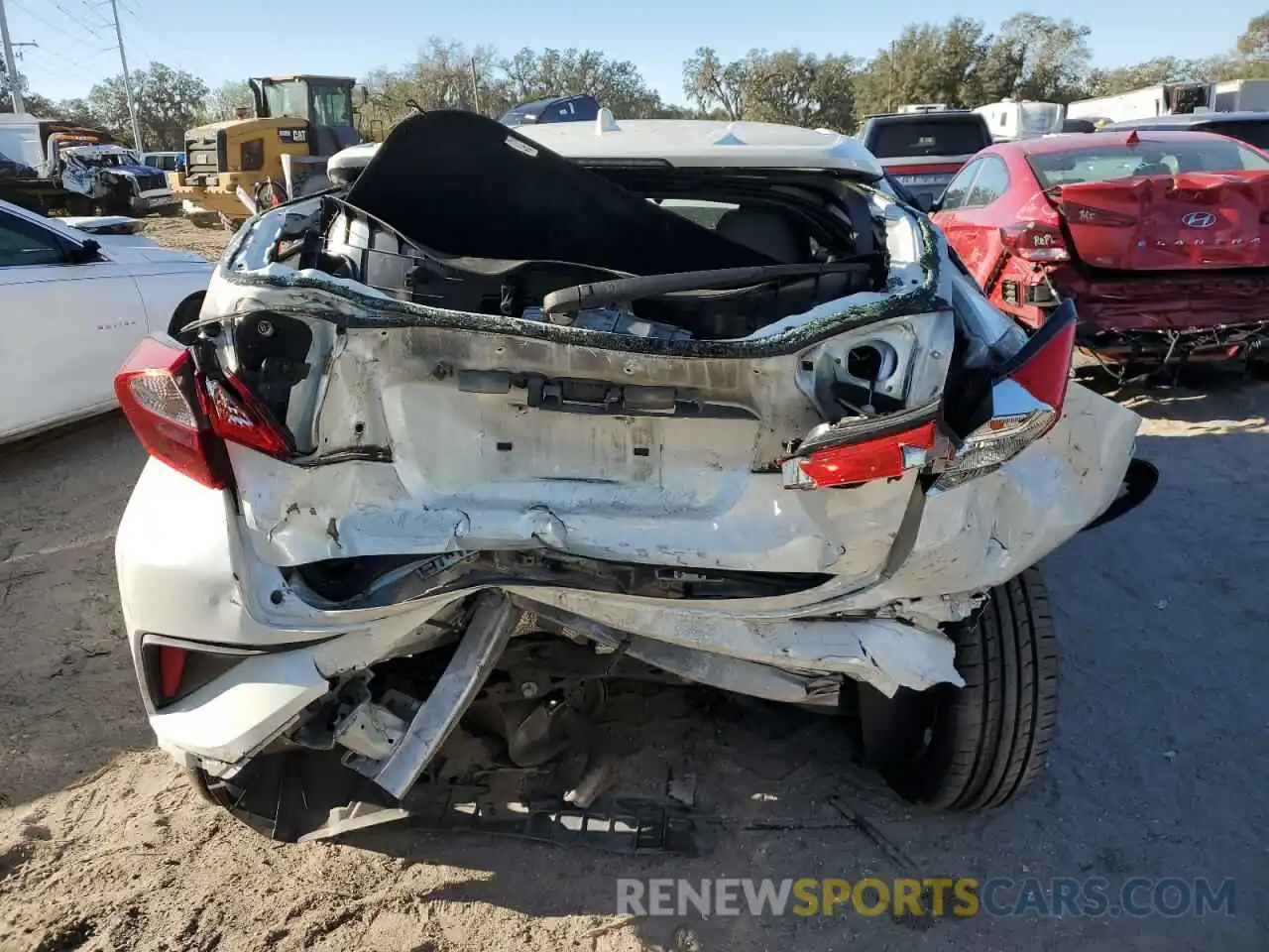 6 Photograph of a damaged car JTNKHMBXXK1056524 TOYOTA C-HR 2019