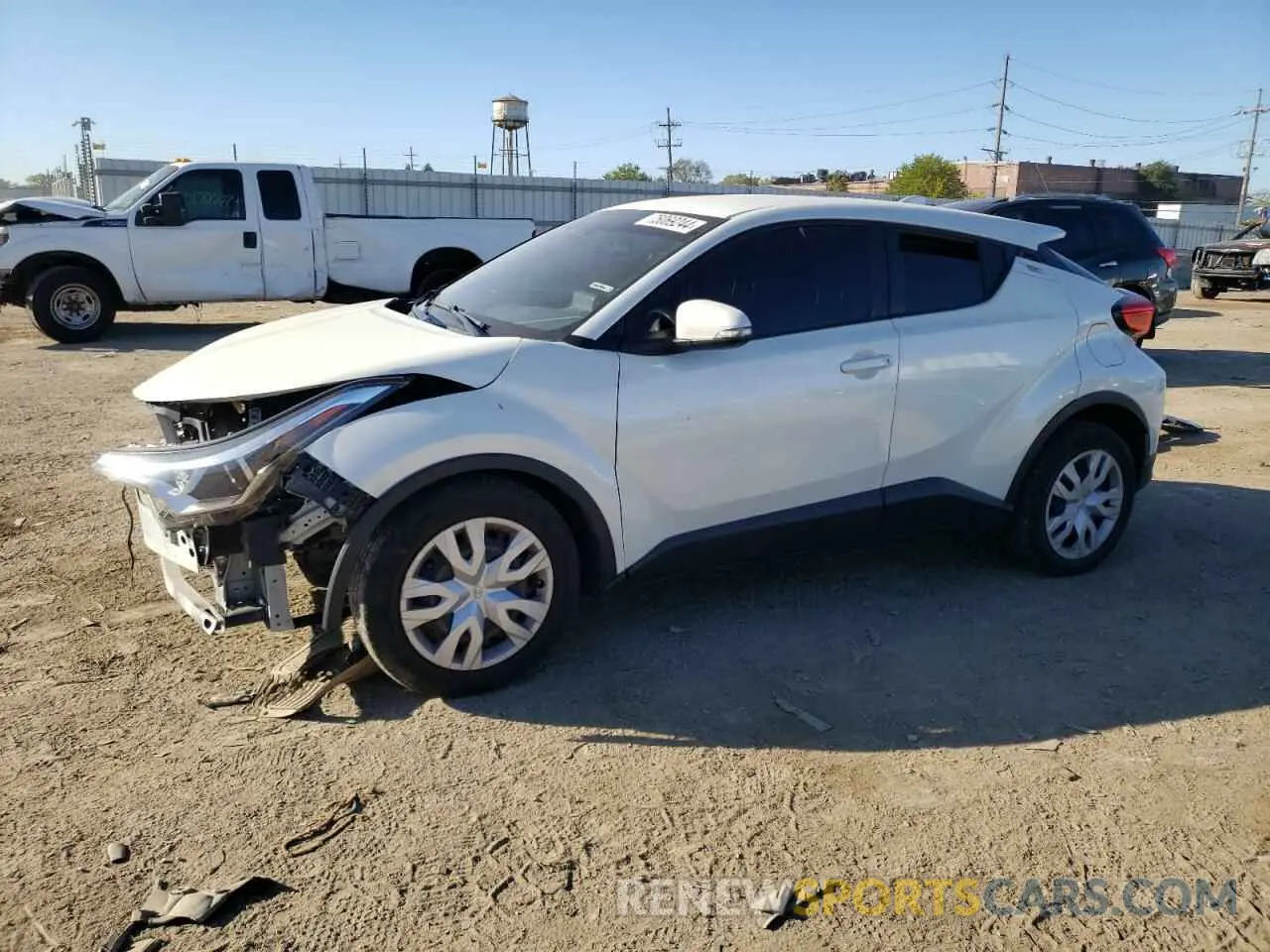 1 Photograph of a damaged car JTNKHMBXXK1057124 TOYOTA C-HR 2019
