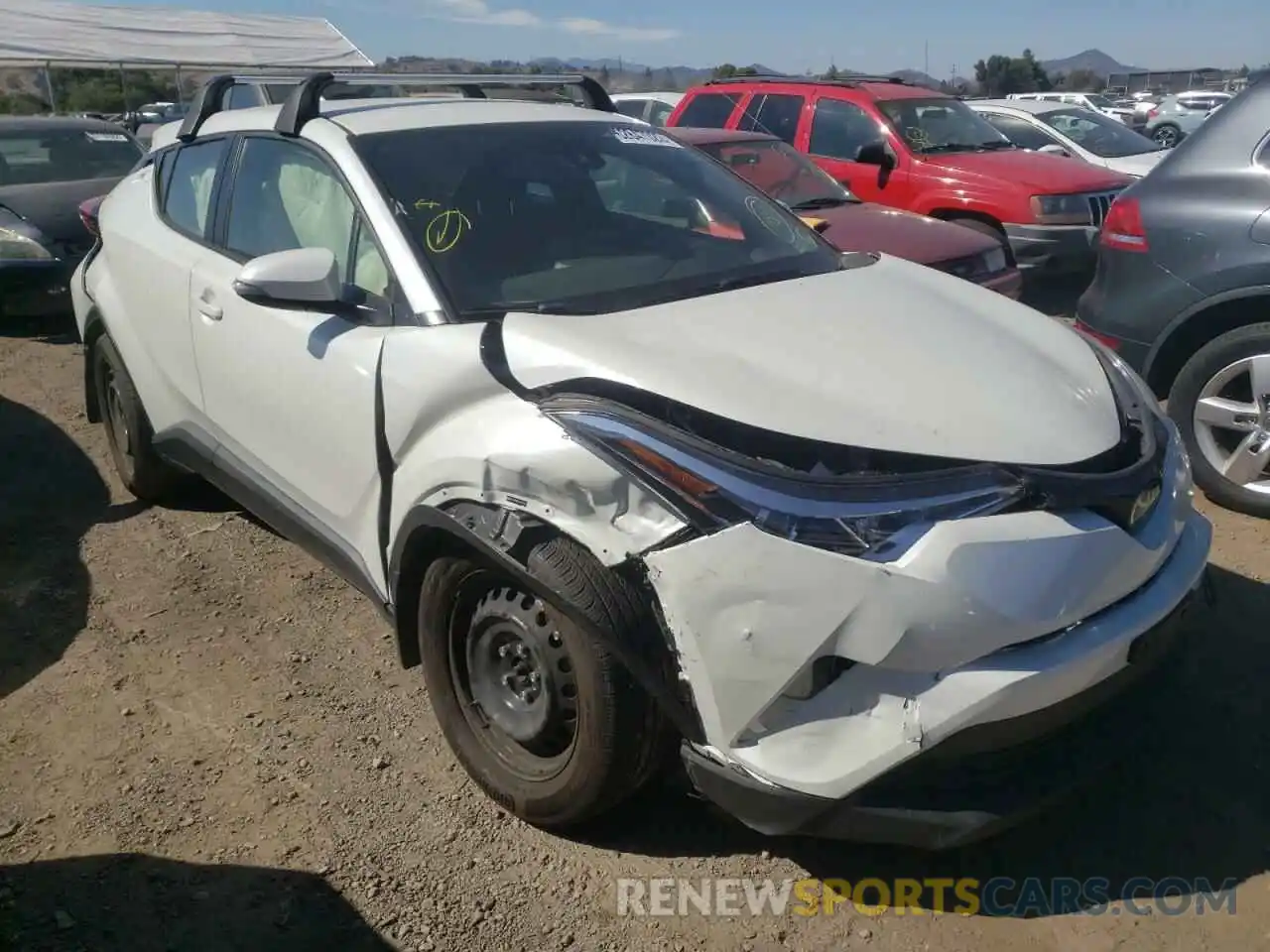 1 Photograph of a damaged car JTNKHMBXXK1057527 TOYOTA C-HR 2019