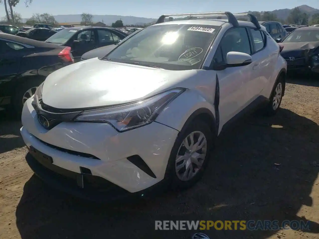 2 Photograph of a damaged car JTNKHMBXXK1057527 TOYOTA C-HR 2019