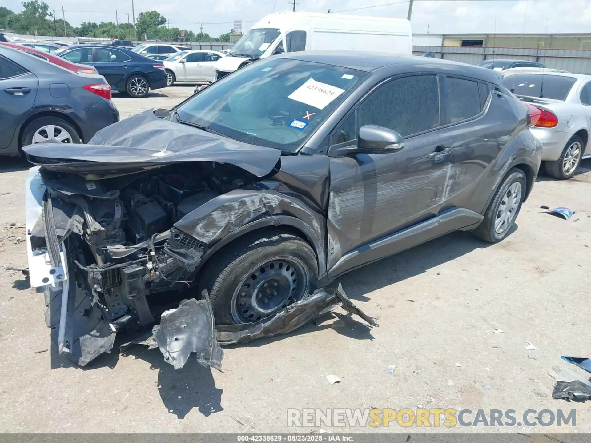 2 Photograph of a damaged car JTNKHMBXXK1058886 TOYOTA C-HR 2019