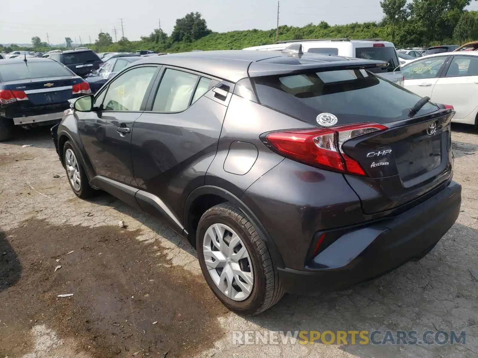 3 Photograph of a damaged car JTNKHMBXXK1061576 TOYOTA C-HR 2019