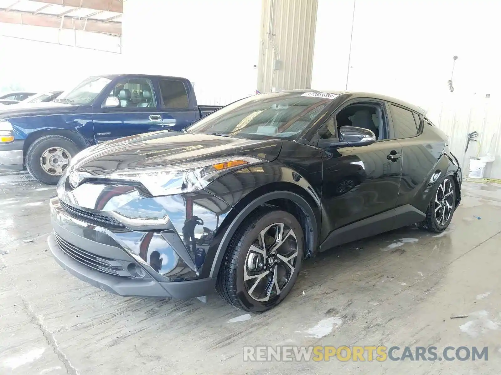 2 Photograph of a damaged car JTNKHMBXXK1062419 TOYOTA C-HR 2019