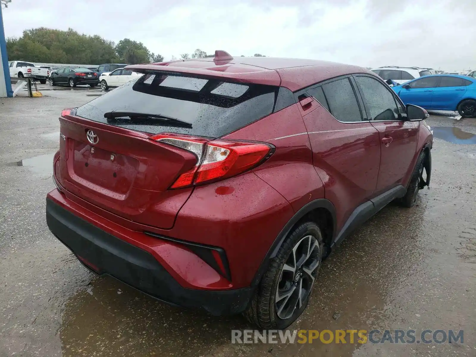 4 Photograph of a damaged car NMTKHMBX0KR068302 TOYOTA C-HR 2019