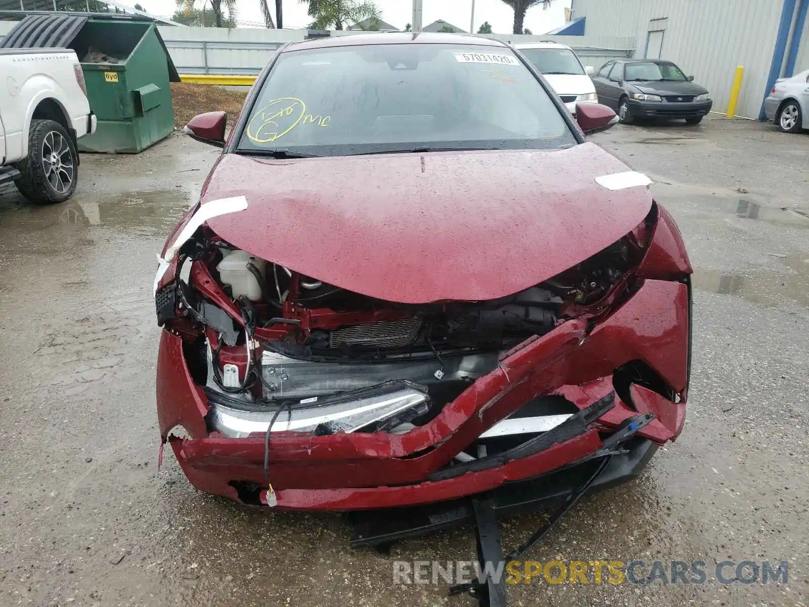 9 Photograph of a damaged car NMTKHMBX0KR068302 TOYOTA C-HR 2019