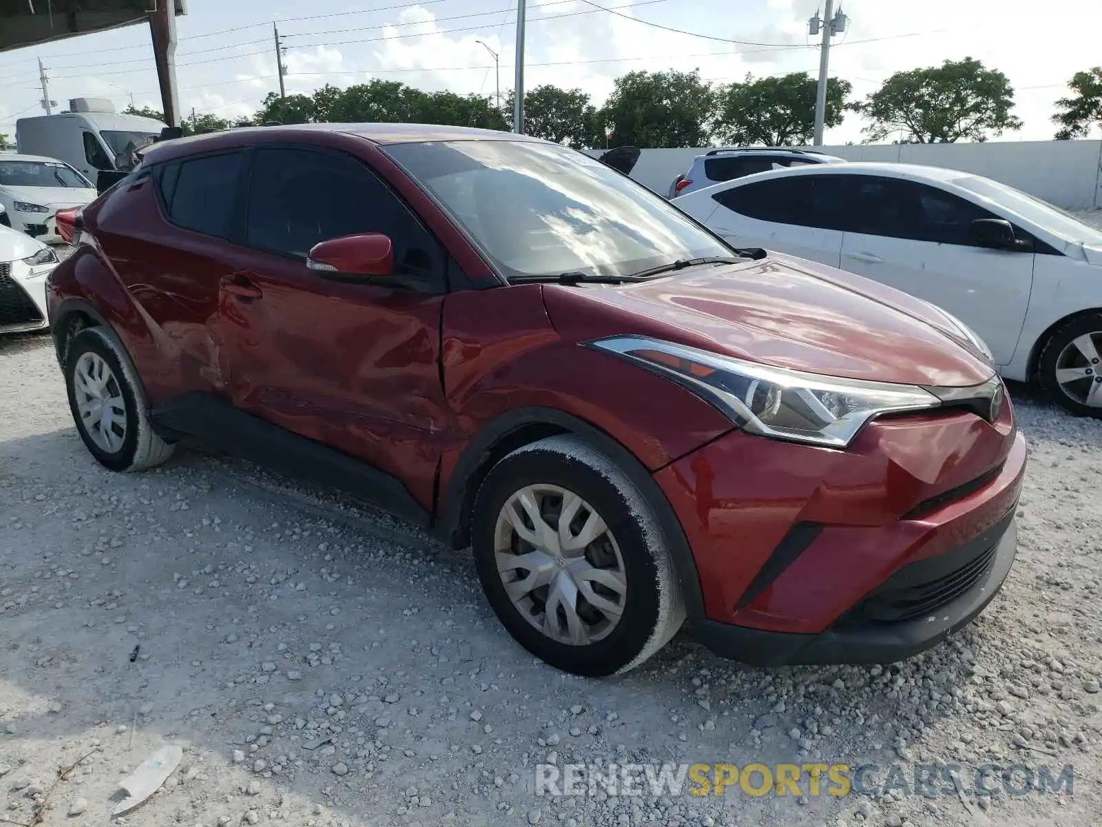 10 Photograph of a damaged car NMTKHMBX0KR076755 TOYOTA C-HR 2019