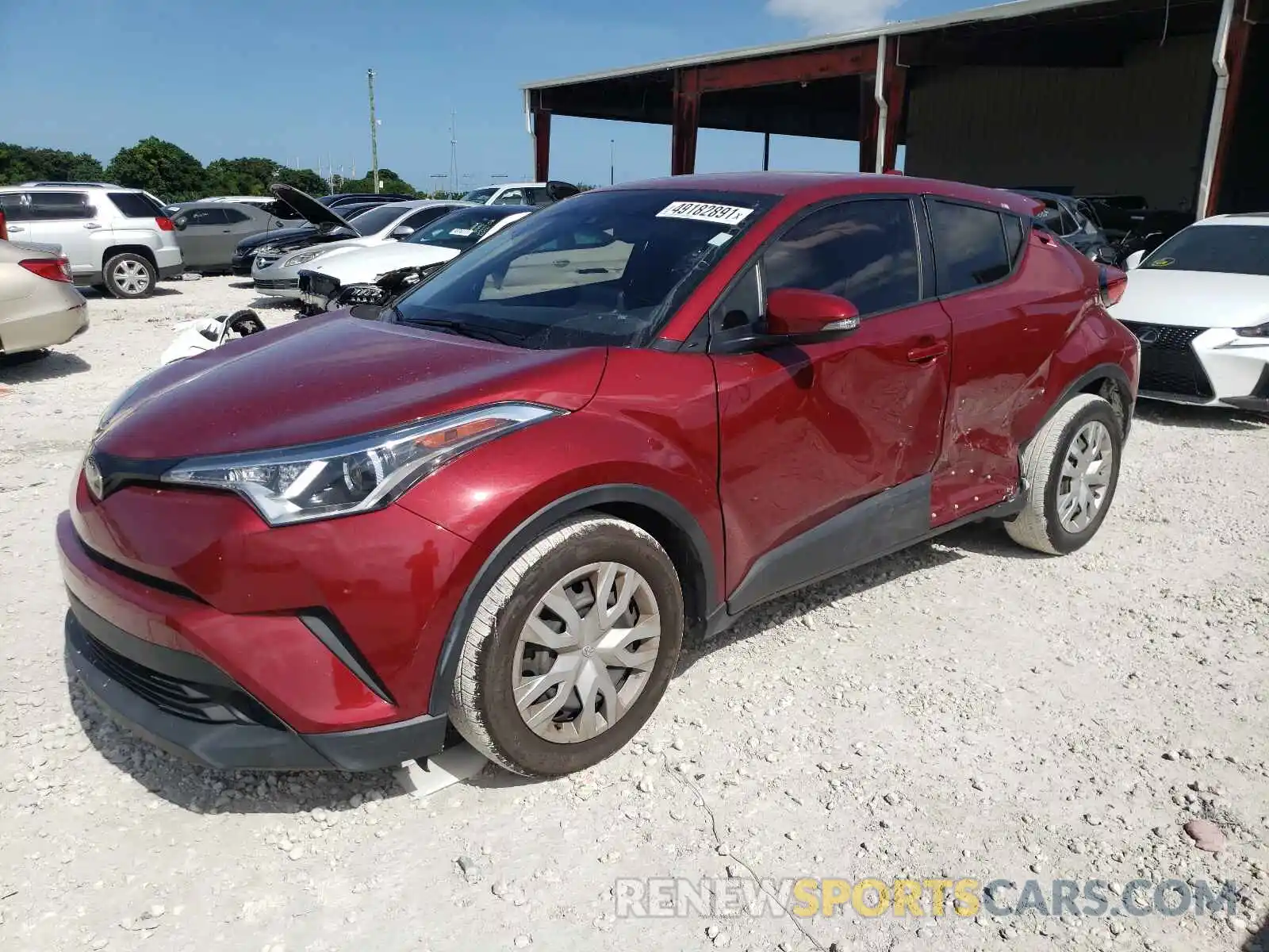 9 Photograph of a damaged car NMTKHMBX0KR076755 TOYOTA C-HR 2019