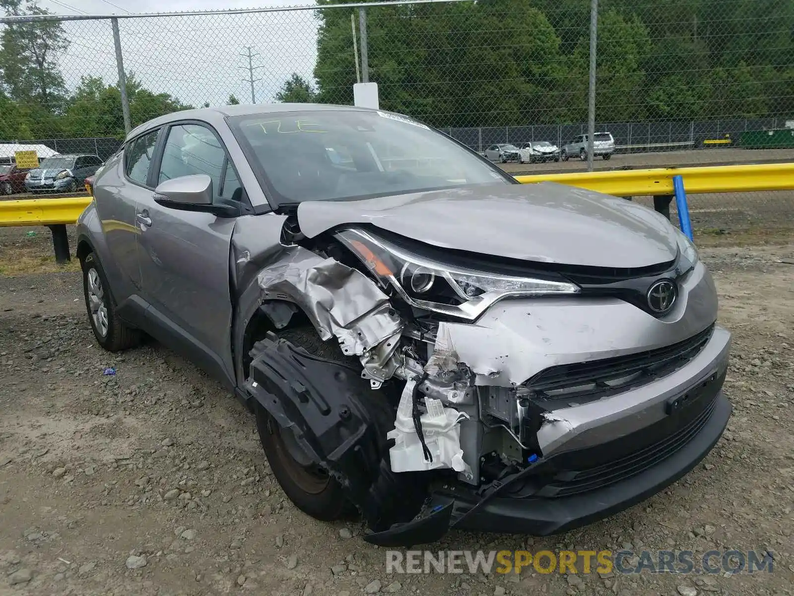 1 Photograph of a damaged car NMTKHMBX0KR079705 TOYOTA C-HR 2019