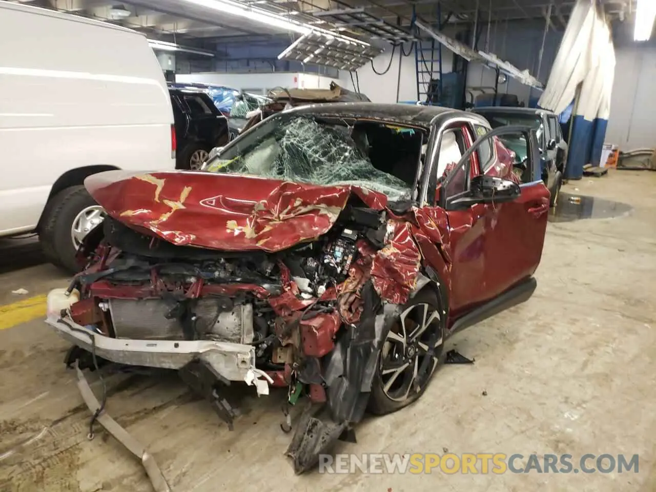 2 Photograph of a damaged car NMTKHMBX0KR081633 TOYOTA C-HR 2019