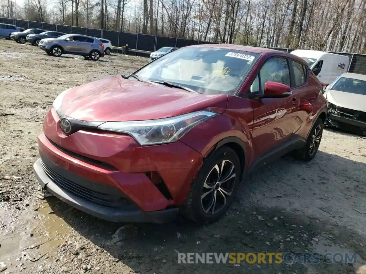 2 Photograph of a damaged car NMTKHMBX0KR090364 TOYOTA C-HR 2019