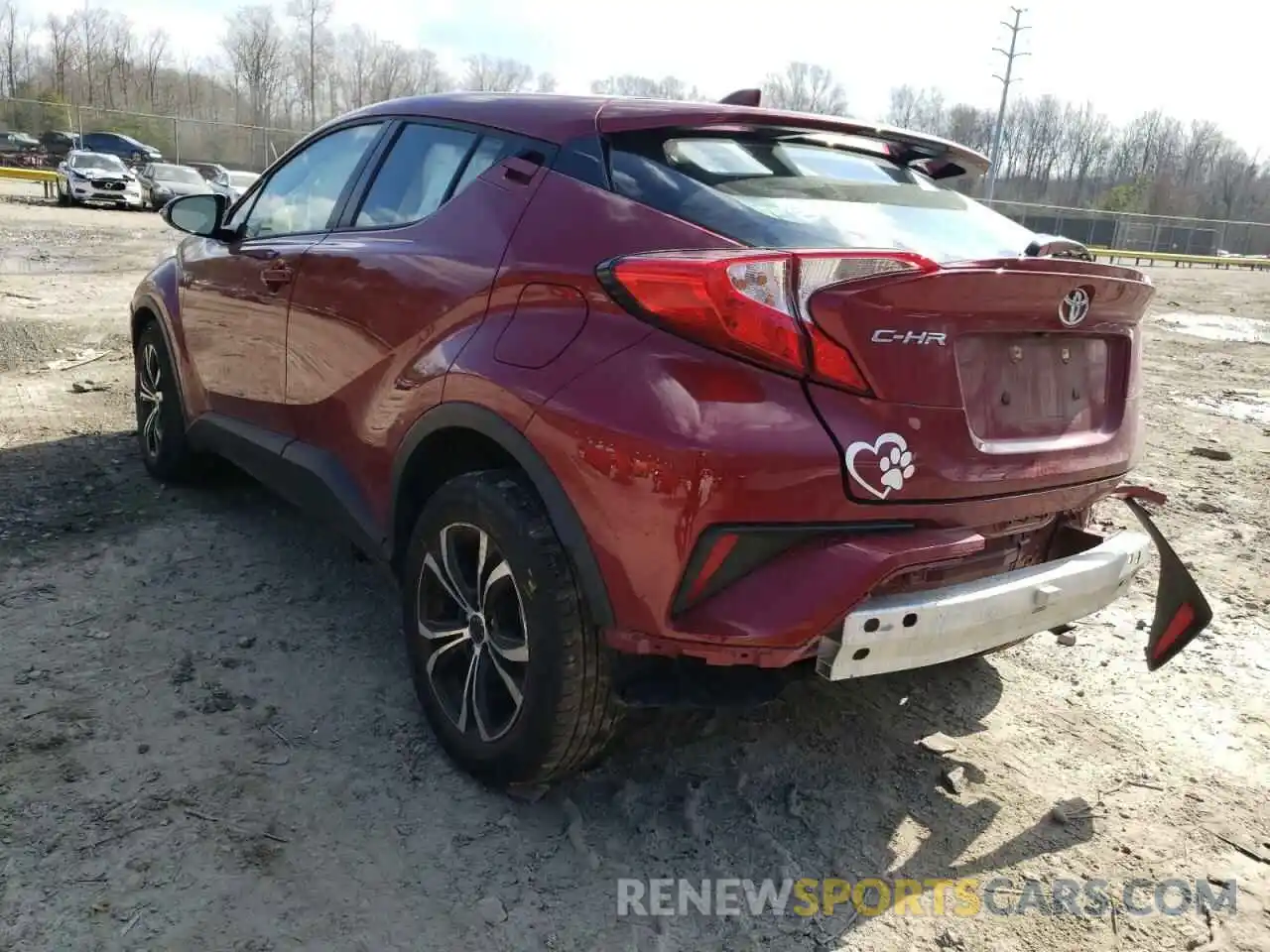 3 Photograph of a damaged car NMTKHMBX0KR090364 TOYOTA C-HR 2019