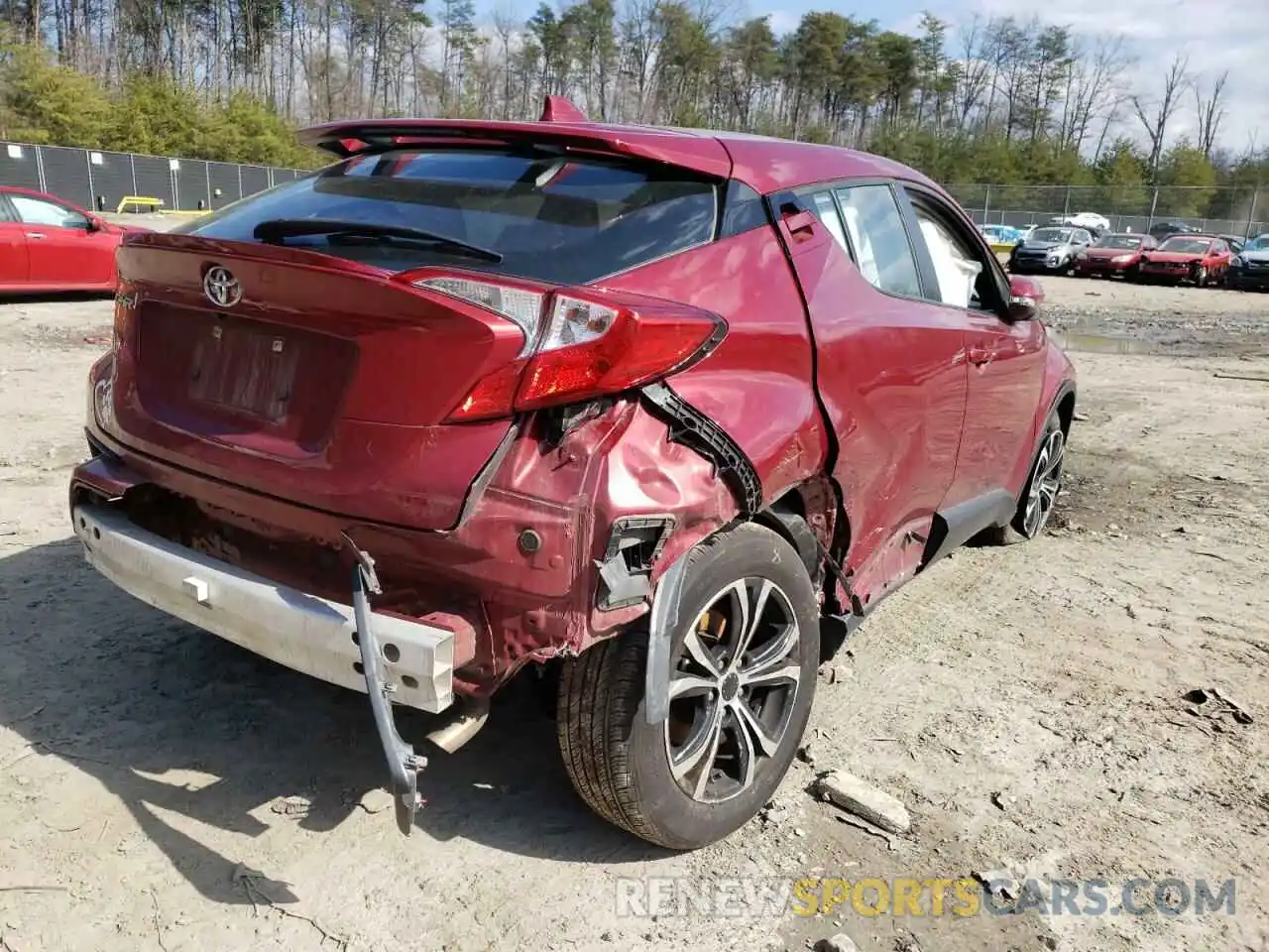 4 Photograph of a damaged car NMTKHMBX0KR090364 TOYOTA C-HR 2019