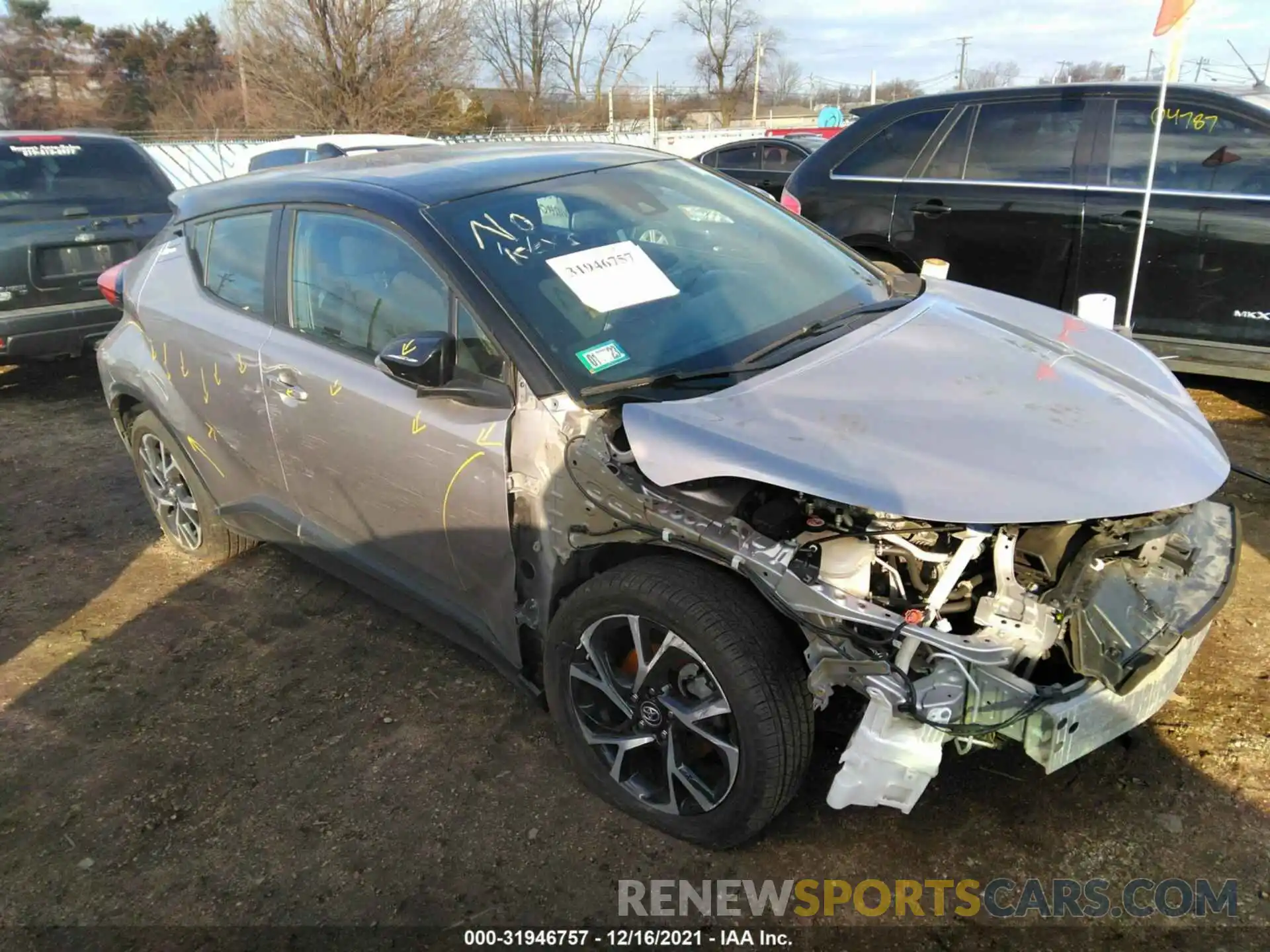 1 Photograph of a damaged car NMTKHMBX0KR090963 TOYOTA C-HR 2019