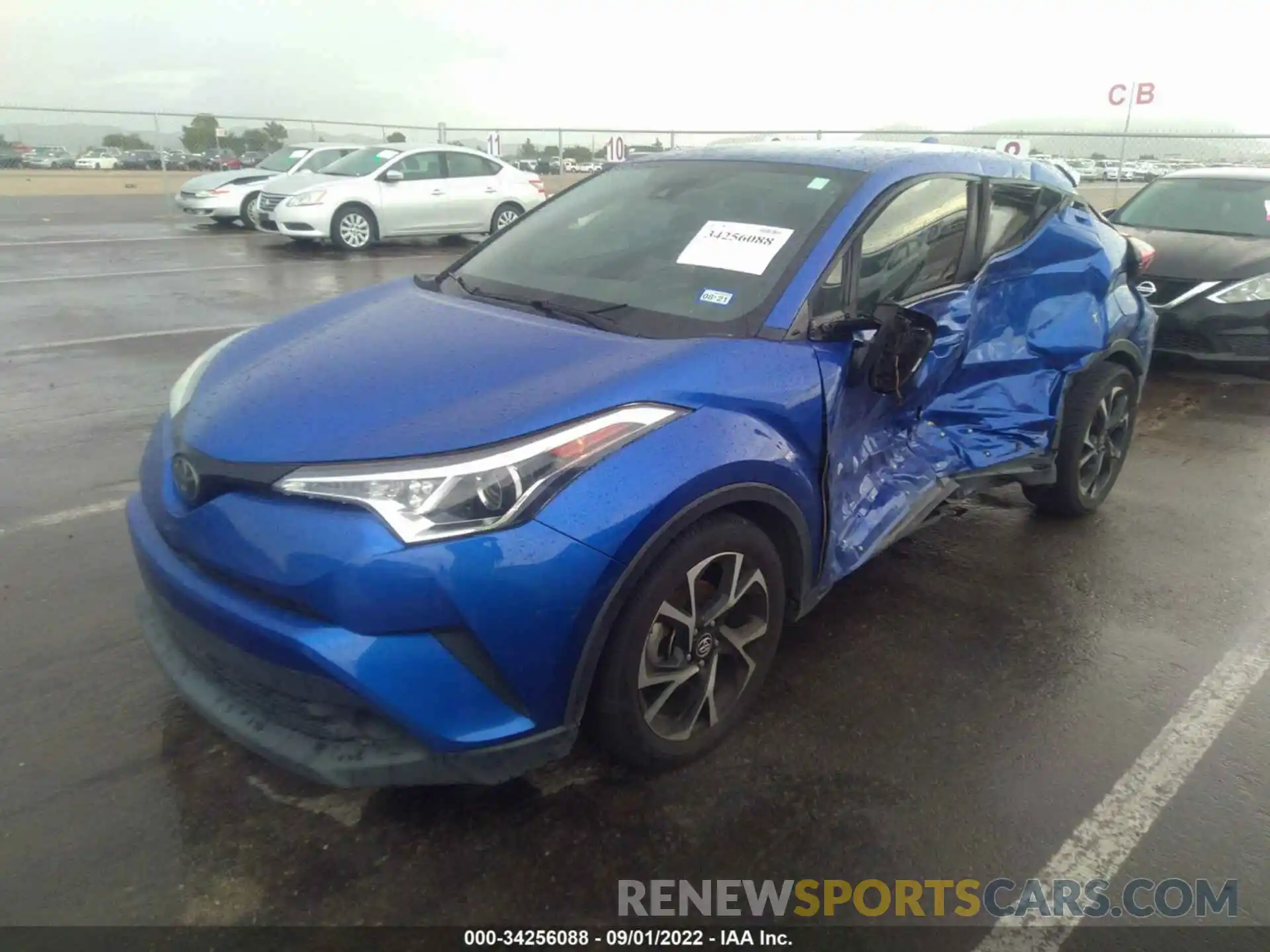 2 Photograph of a damaged car NMTKHMBX0KR091370 TOYOTA C-HR 2019