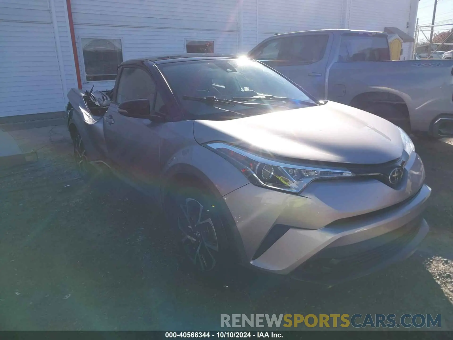1 Photograph of a damaged car NMTKHMBX0KR093085 TOYOTA C-HR 2019