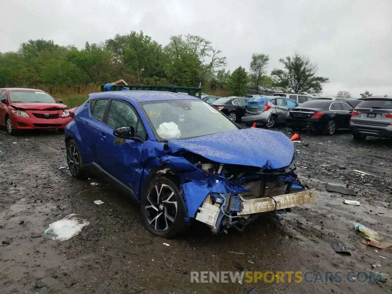 1 Photograph of a damaged car NMTKHMBX0KR093586 TOYOTA C-HR 2019