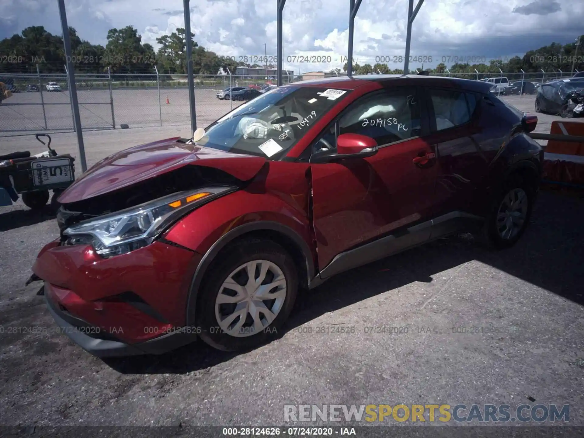 2 Photograph of a damaged car NMTKHMBX0KR093698 TOYOTA C-HR 2019