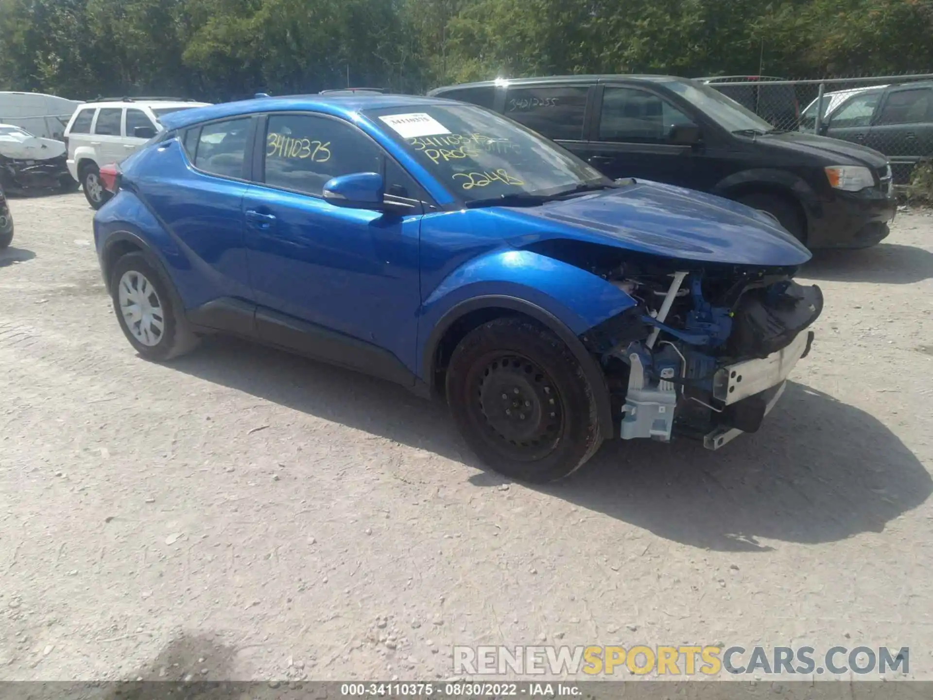 1 Photograph of a damaged car NMTKHMBX0KR095435 TOYOTA C-HR 2019