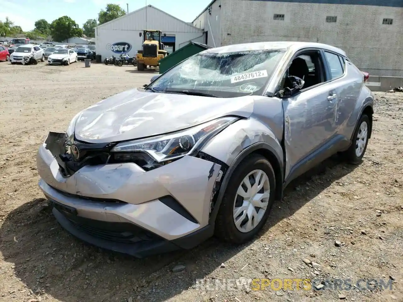 2 Photograph of a damaged car NMTKHMBX0KR098724 TOYOTA C-HR 2019