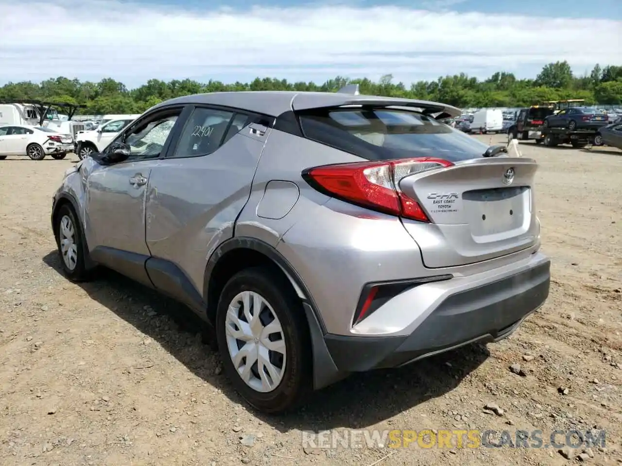 3 Photograph of a damaged car NMTKHMBX0KR098724 TOYOTA C-HR 2019