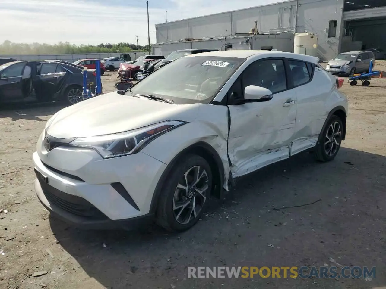 1 Photograph of a damaged car NMTKHMBX0KR100407 TOYOTA C-HR 2019