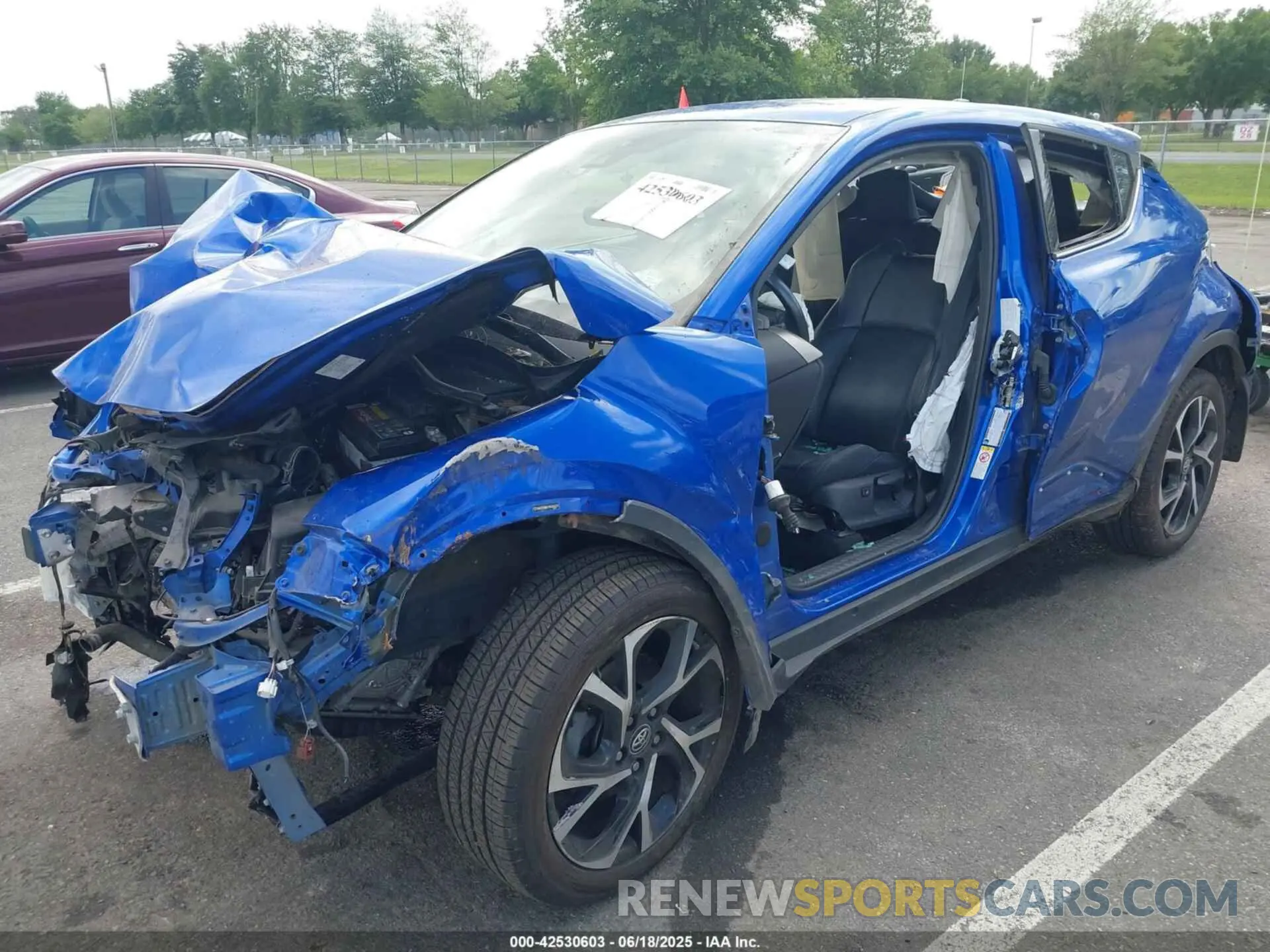 2 Photograph of a damaged car NMTKHMBX1KR066767 TOYOTA C-HR 2019