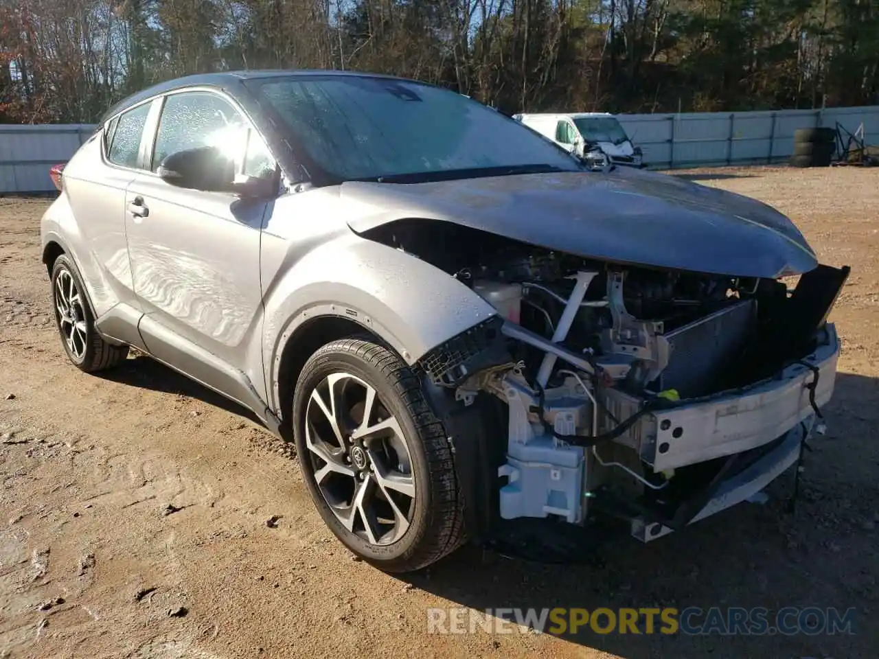 1 Photograph of a damaged car NMTKHMBX1KR067756 TOYOTA C-HR 2019