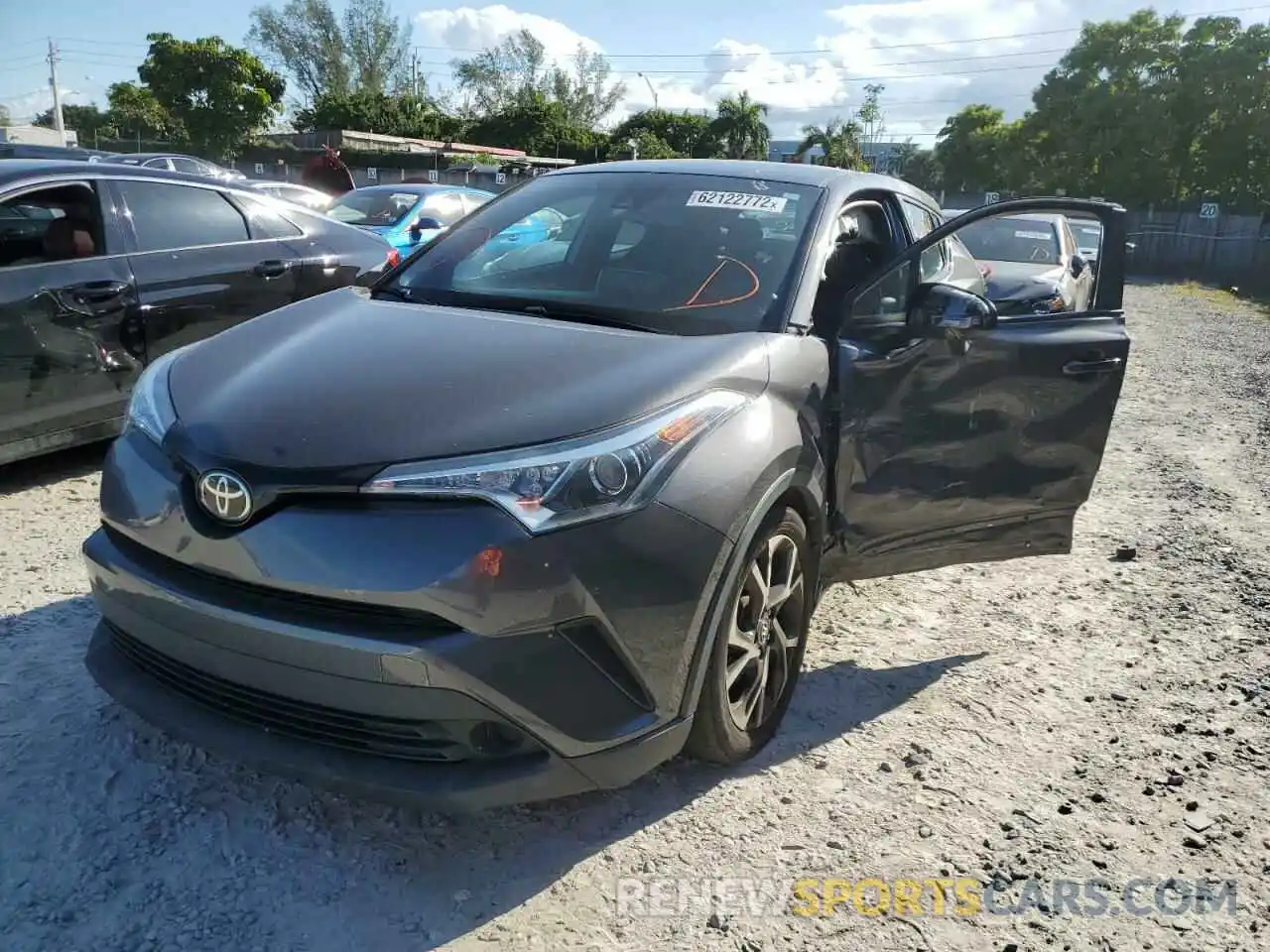 2 Photograph of a damaged car NMTKHMBX1KR077672 TOYOTA C-HR 2019