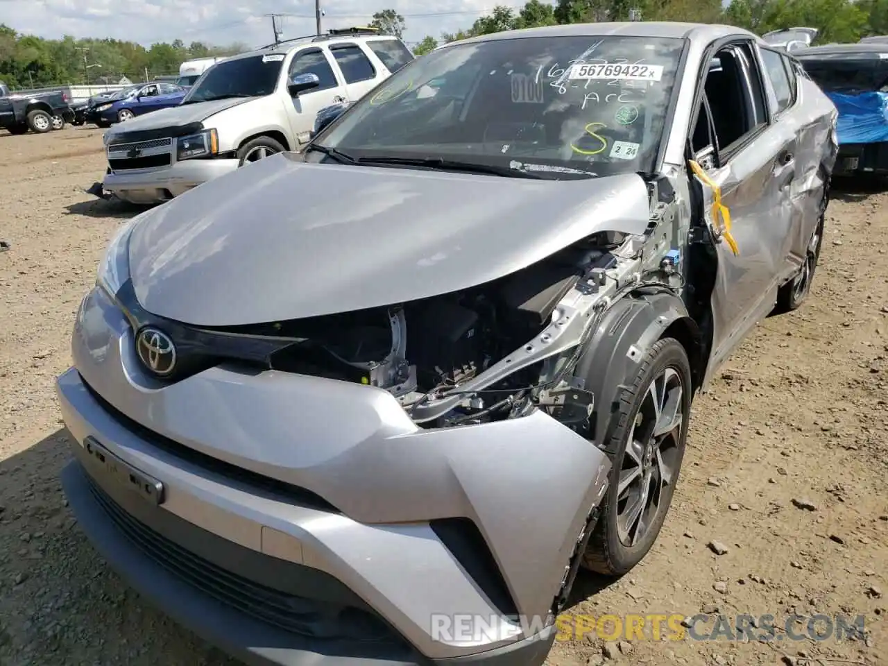 2 Photograph of a damaged car NMTKHMBX1KR079843 TOYOTA C-HR 2019