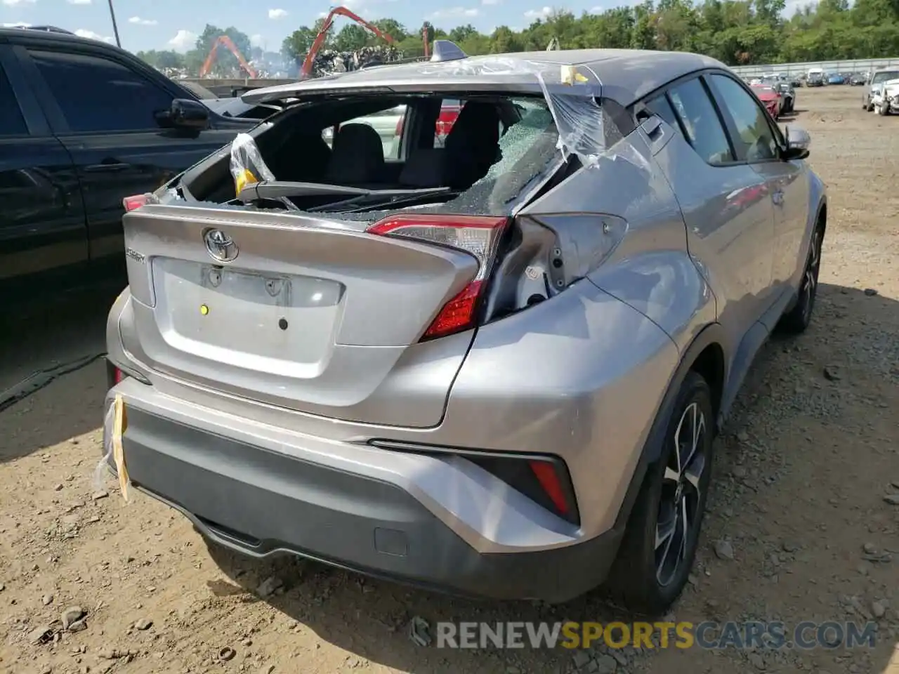 4 Photograph of a damaged car NMTKHMBX1KR079843 TOYOTA C-HR 2019