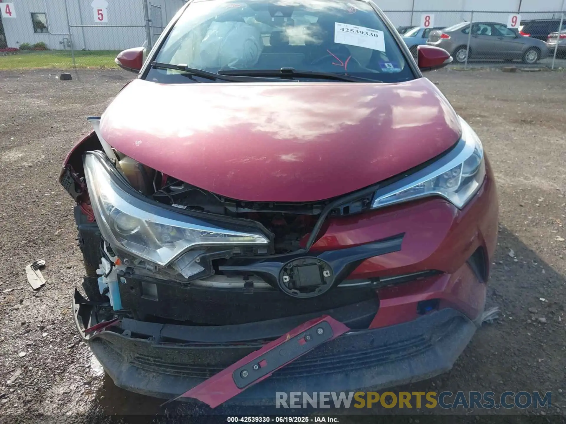 6 Photograph of a damaged car NMTKHMBX1KR083911 TOYOTA C-HR 2019