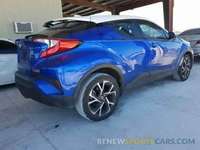 4 Photograph of a damaged car NMTKHMBX1KR086937 TOYOTA C-HR 2019