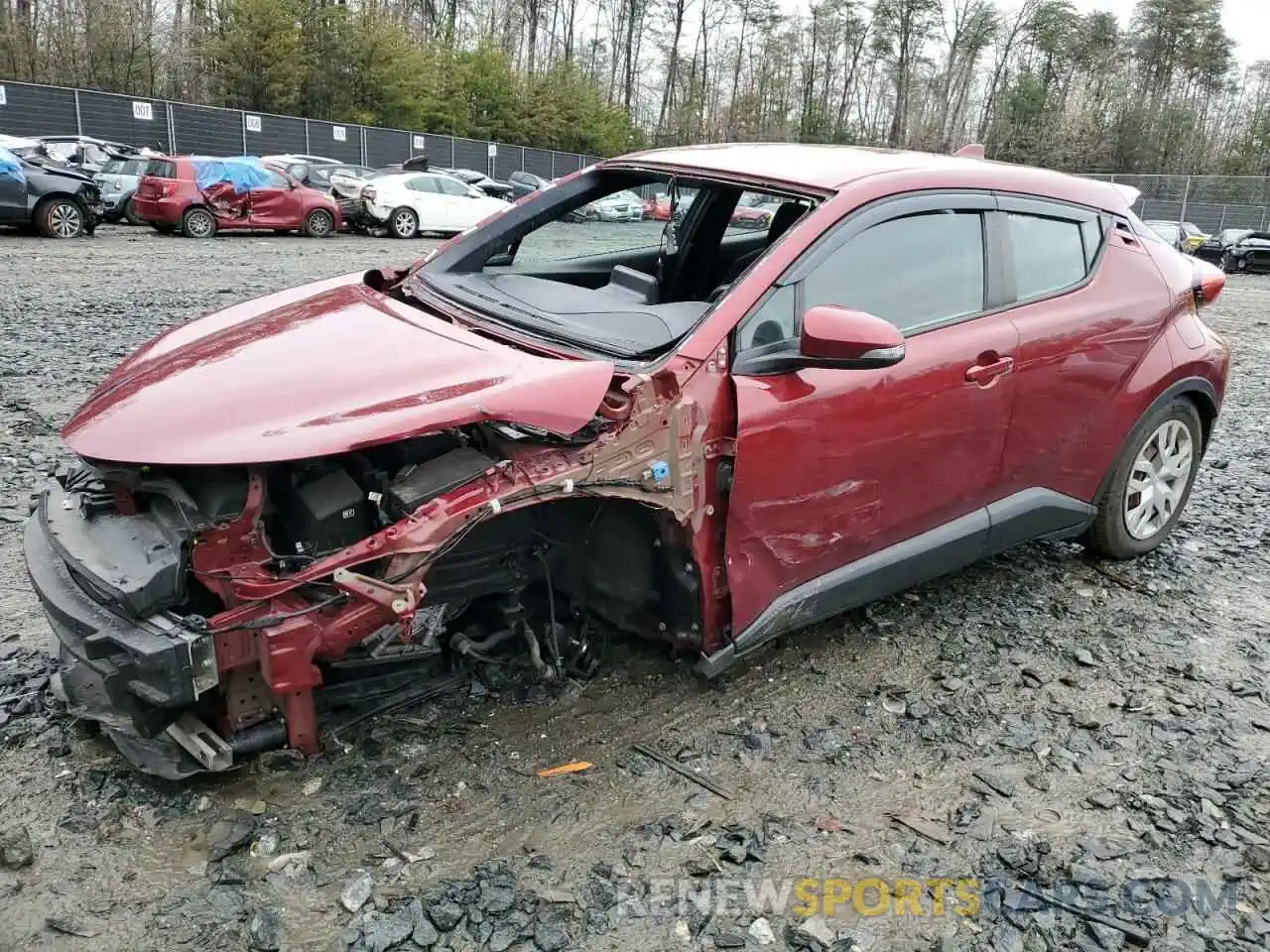 1 Photograph of a damaged car NMTKHMBX1KR092088 TOYOTA C-HR 2019