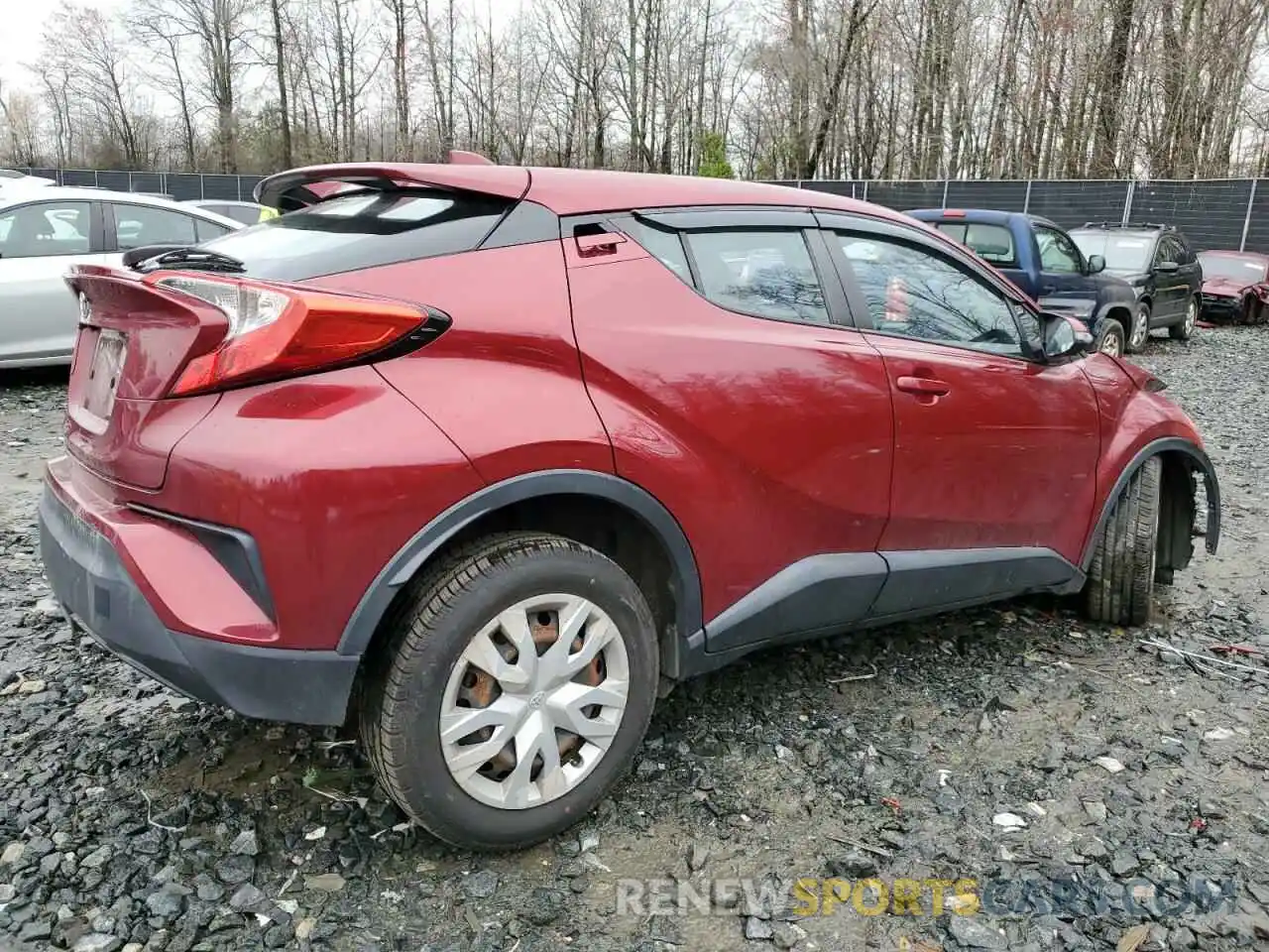 3 Photograph of a damaged car NMTKHMBX1KR092088 TOYOTA C-HR 2019