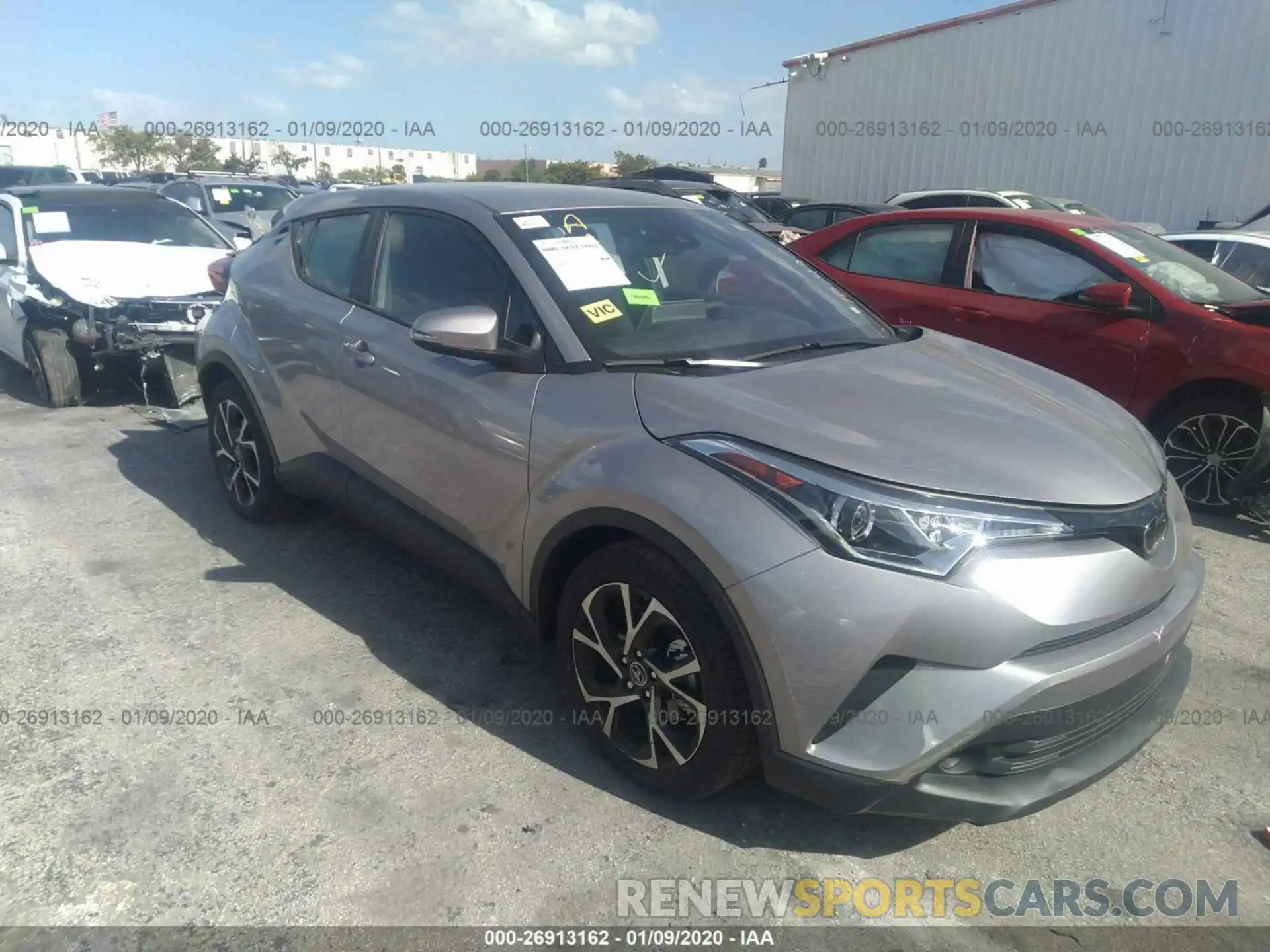 1 Photograph of a damaged car NMTKHMBX1KR101470 TOYOTA C-HR 2019