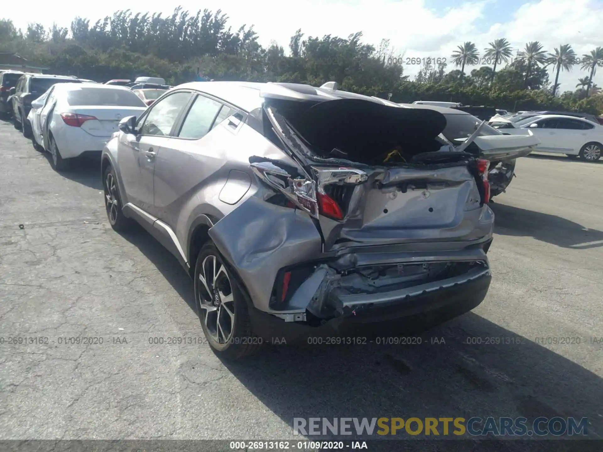 3 Photograph of a damaged car NMTKHMBX1KR101470 TOYOTA C-HR 2019