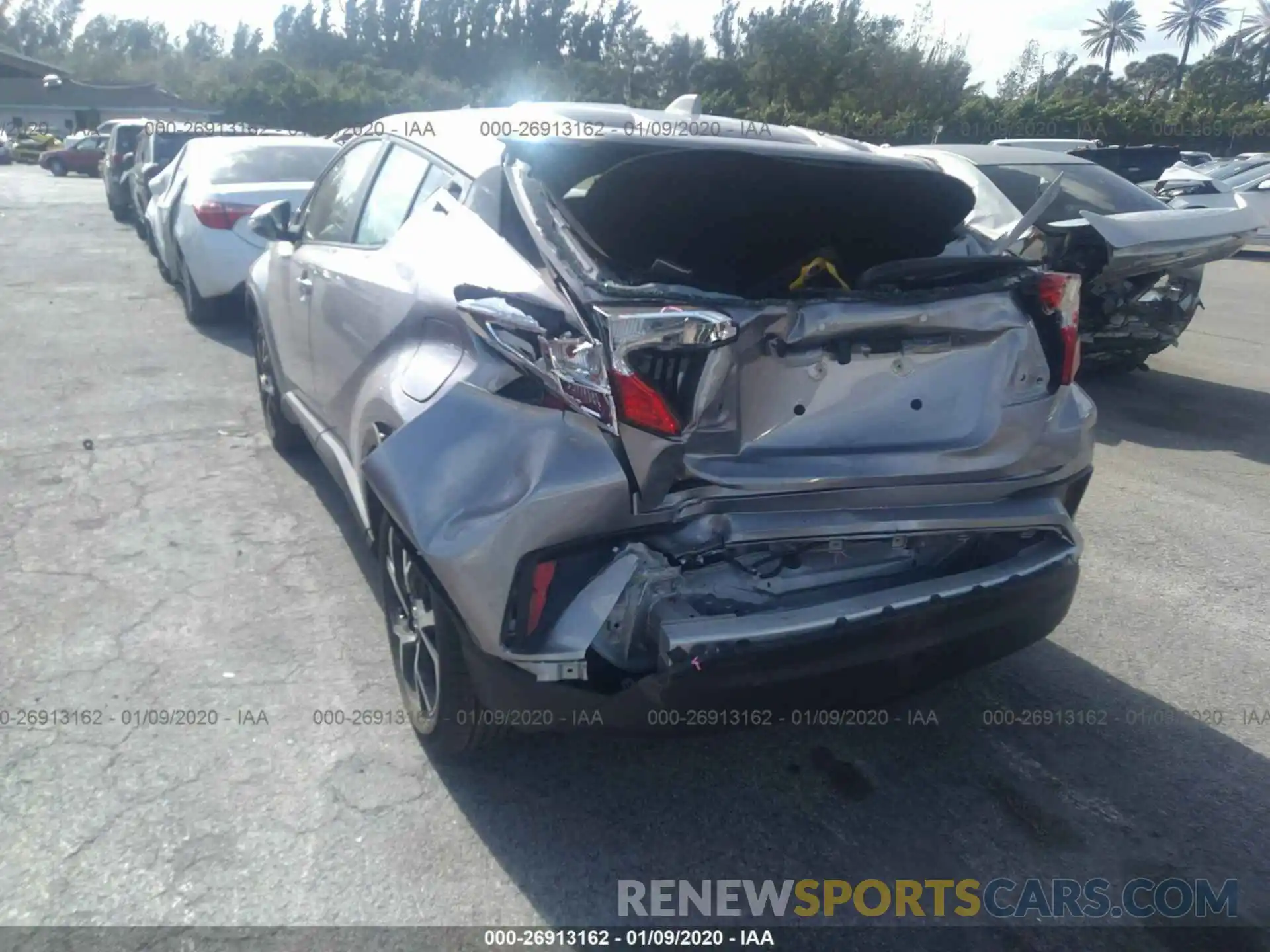 6 Photograph of a damaged car NMTKHMBX1KR101470 TOYOTA C-HR 2019