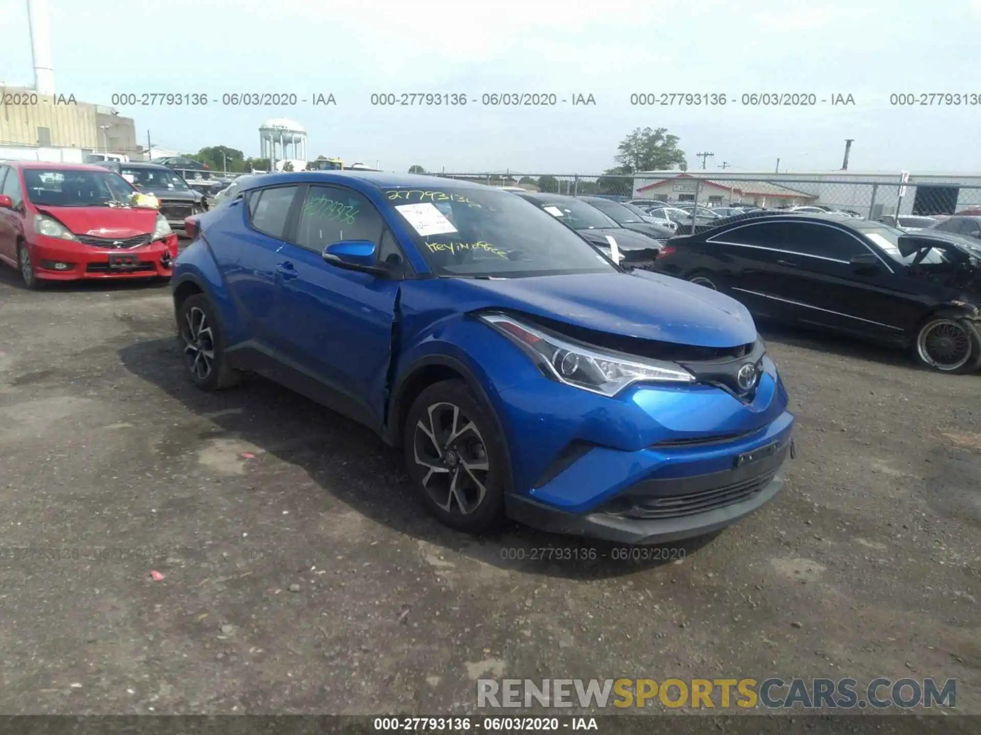 1 Photograph of a damaged car NMTKHMBX2KR075008 TOYOTA C-HR 2019