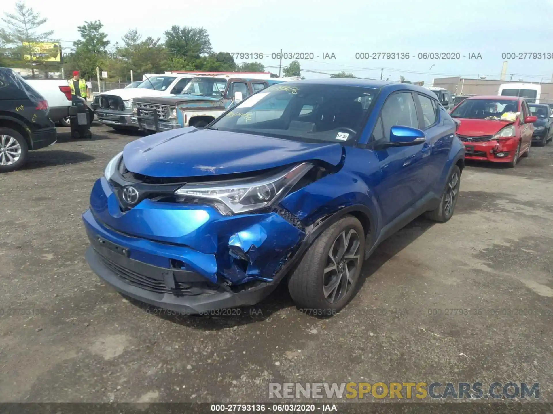 6 Photograph of a damaged car NMTKHMBX2KR075008 TOYOTA C-HR 2019