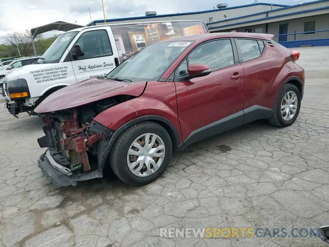 1 Photograph of a damaged car NMTKHMBX2KR076787 TOYOTA C-HR 2019