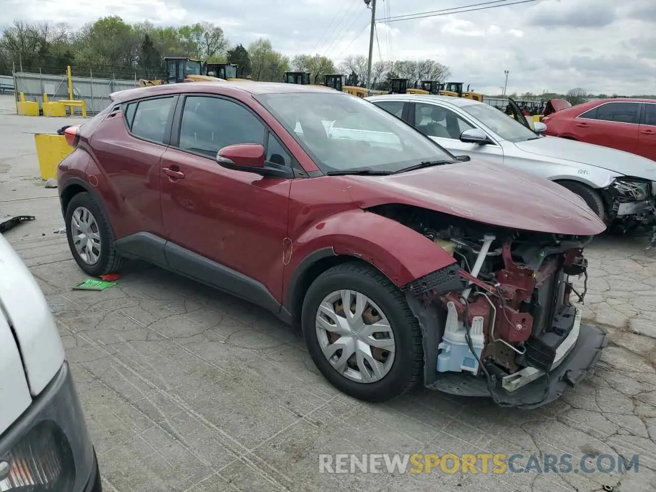 4 Photograph of a damaged car NMTKHMBX2KR076787 TOYOTA C-HR 2019