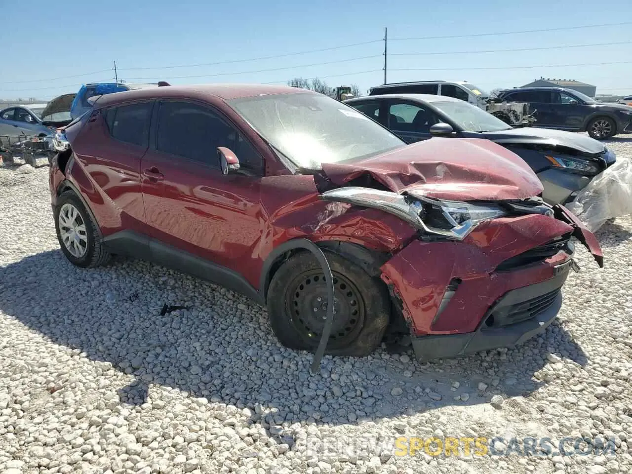 4 Photograph of a damaged car NMTKHMBX2KR082945 TOYOTA C-HR 2019
