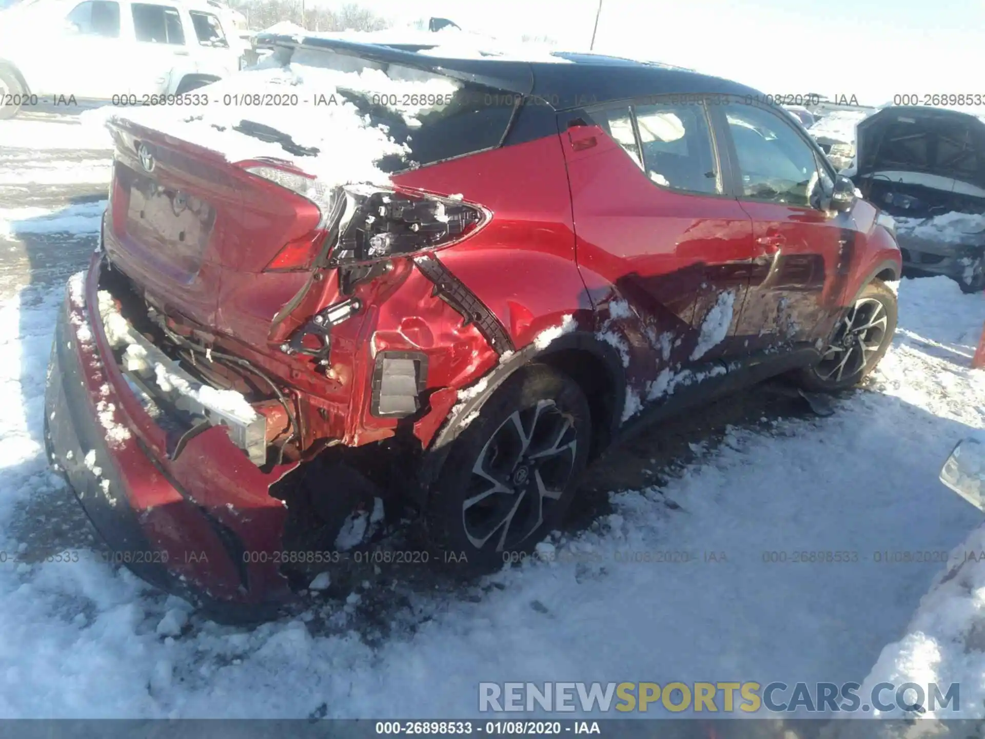 4 Photograph of a damaged car NMTKHMBX2KR087952 TOYOTA C-HR 2019