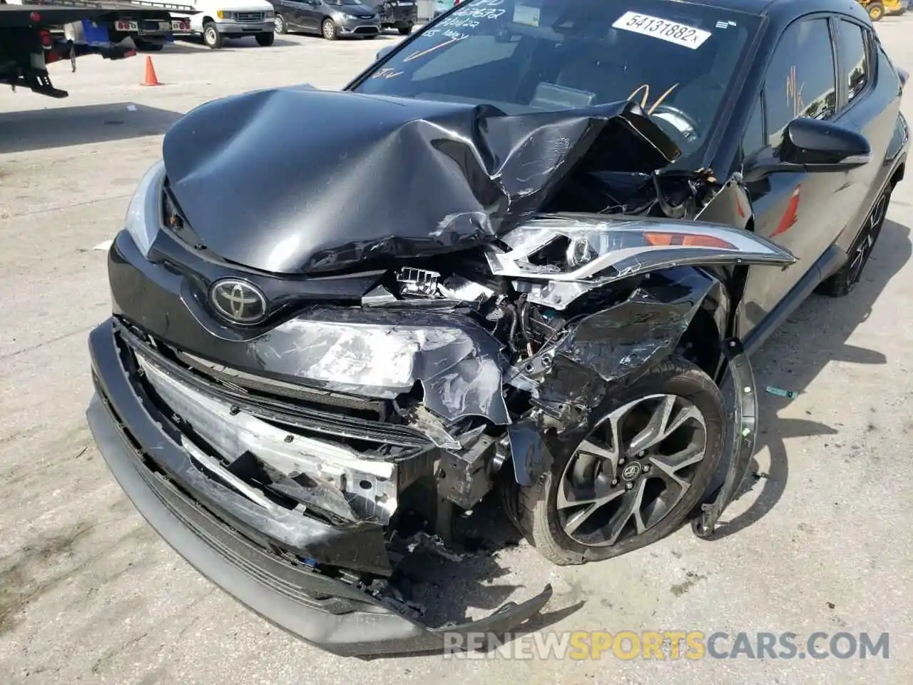 9 Photograph of a damaged car NMTKHMBX2KR089622 TOYOTA C-HR 2019