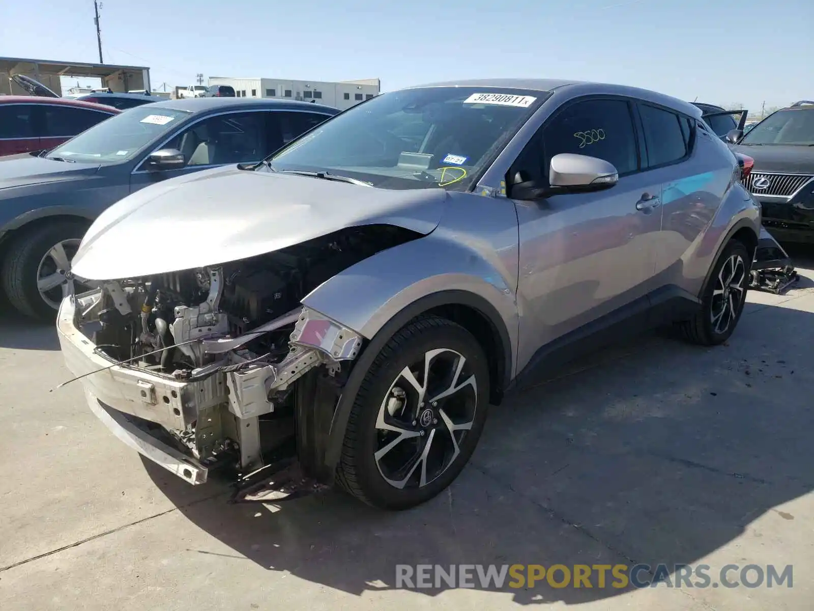 2 Photograph of a damaged car NMTKHMBX2KR092083 TOYOTA C-HR 2019