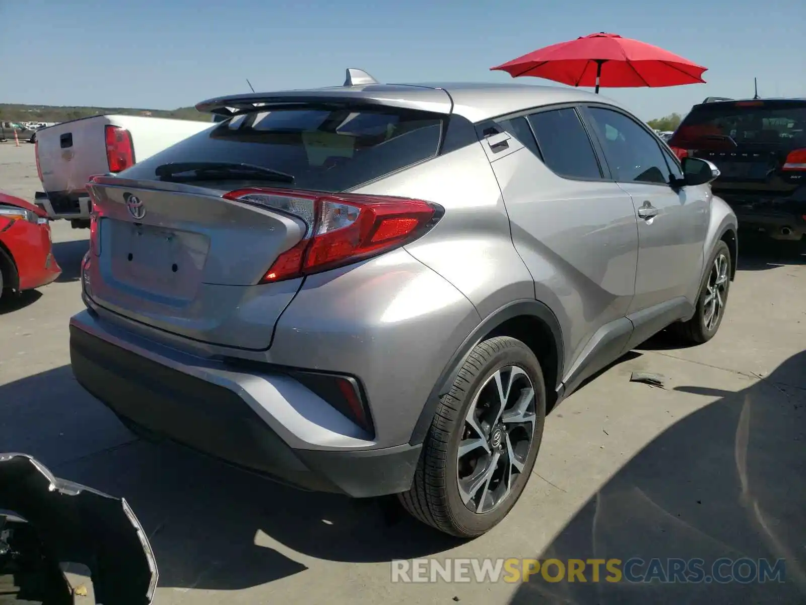 4 Photograph of a damaged car NMTKHMBX2KR092083 TOYOTA C-HR 2019